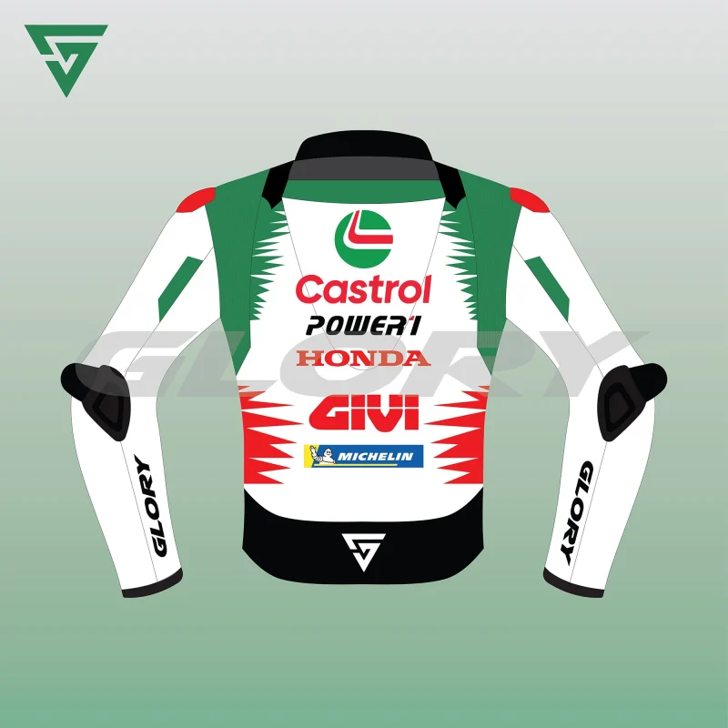Johann Zarco MotoGP 2024 Jacket Castrol Honda LCR Image Two Johann Zarco MotoGP 2024 Jacket Castrol Honda LCR Image Two