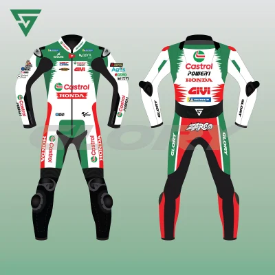 Johann Zarco MotoGP 2024 Suit Castrol Honda LCR Image