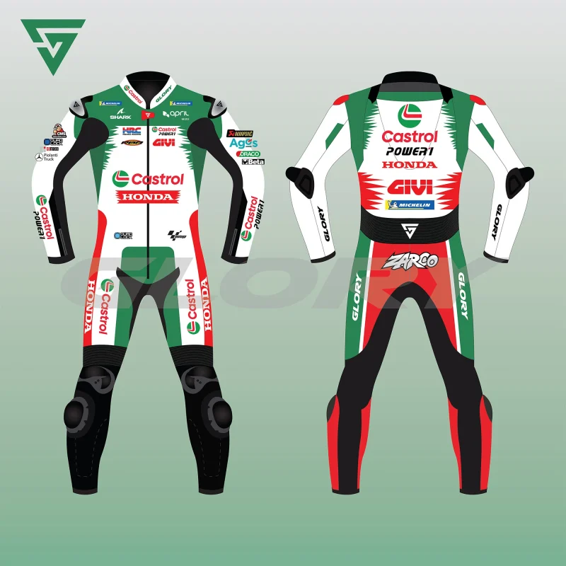 Johann Zarco MotoGP 2024 Suit Castrol Honda LCR Image