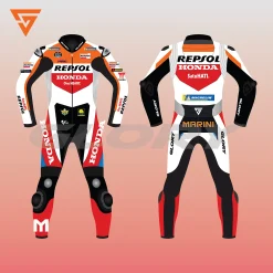 Luca Marini MotoGP 2024 Suit Repsol Honda Team Image