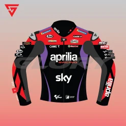 Maverick Vinales MotoGP 2024 Jacket Aprilia Racing Image One