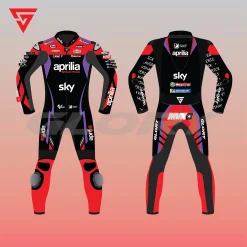 Maverick Vinales MotoGP 2024 Suit Aprilia Racing Image