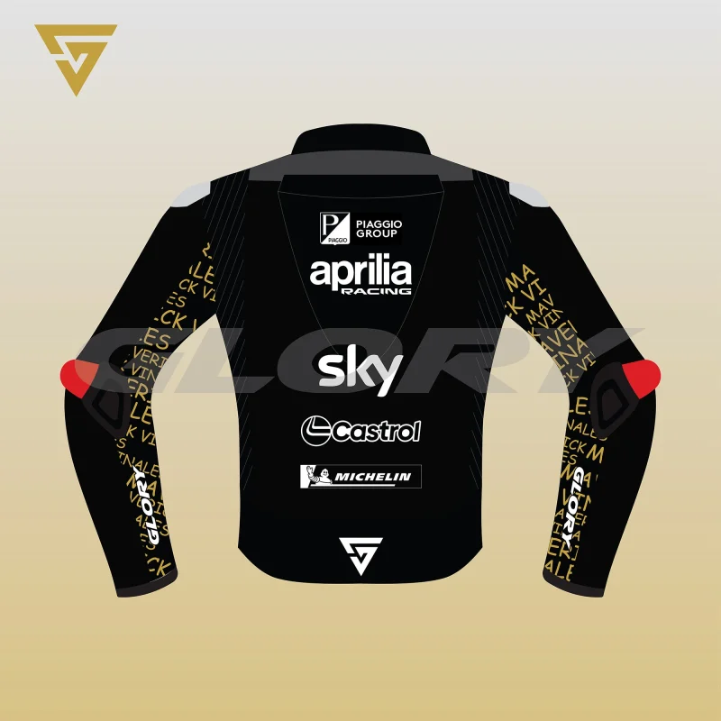 Maverick Vinales Winter Test MotoGP 2024 Jacket Aprilia Race Image Two Maverick Vinales Winter Test MotoGP 2024 Jacket Aprilia Race Image Two