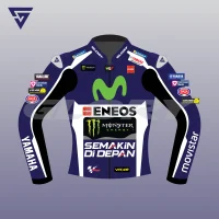 Valentino Rossi Leather 2016 Jacket Movistar Yamaha MotoGP Image One