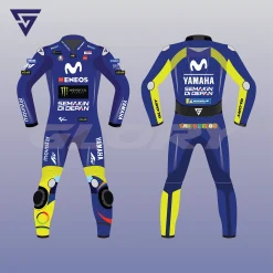 Valentino Rossi MotoGP 2018 Suit Movistar Yamaha MotoGP Image