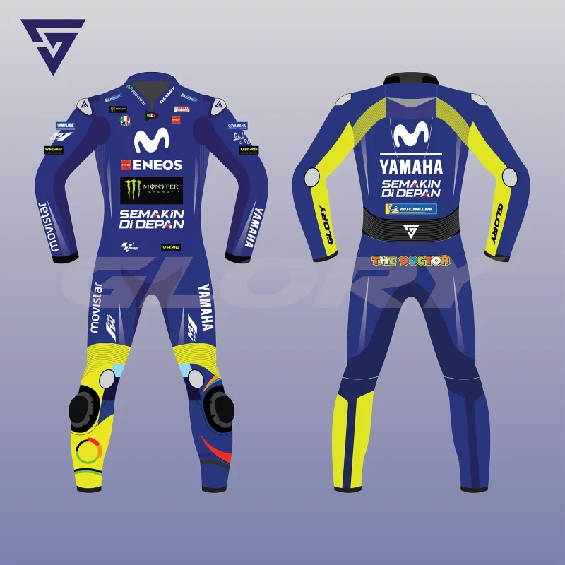 Valentino Rossi MotoGP 2018 Suit Movistar Yamaha MotoGP Image
