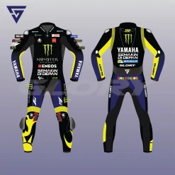 Valentino Rossi MotoGP 2019 Suit Monster Energy Yamaha MotoGP Image